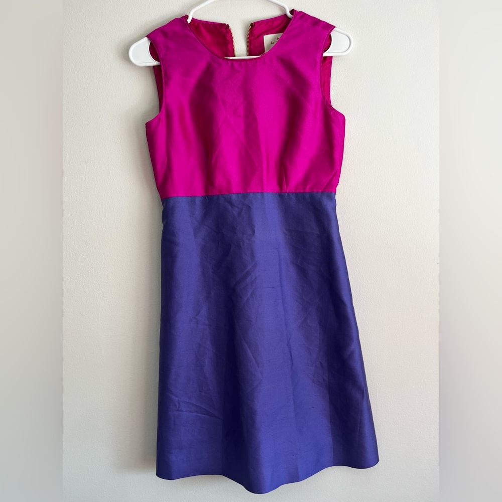 Preppy Kate Spade Pink and Purple Party Dress